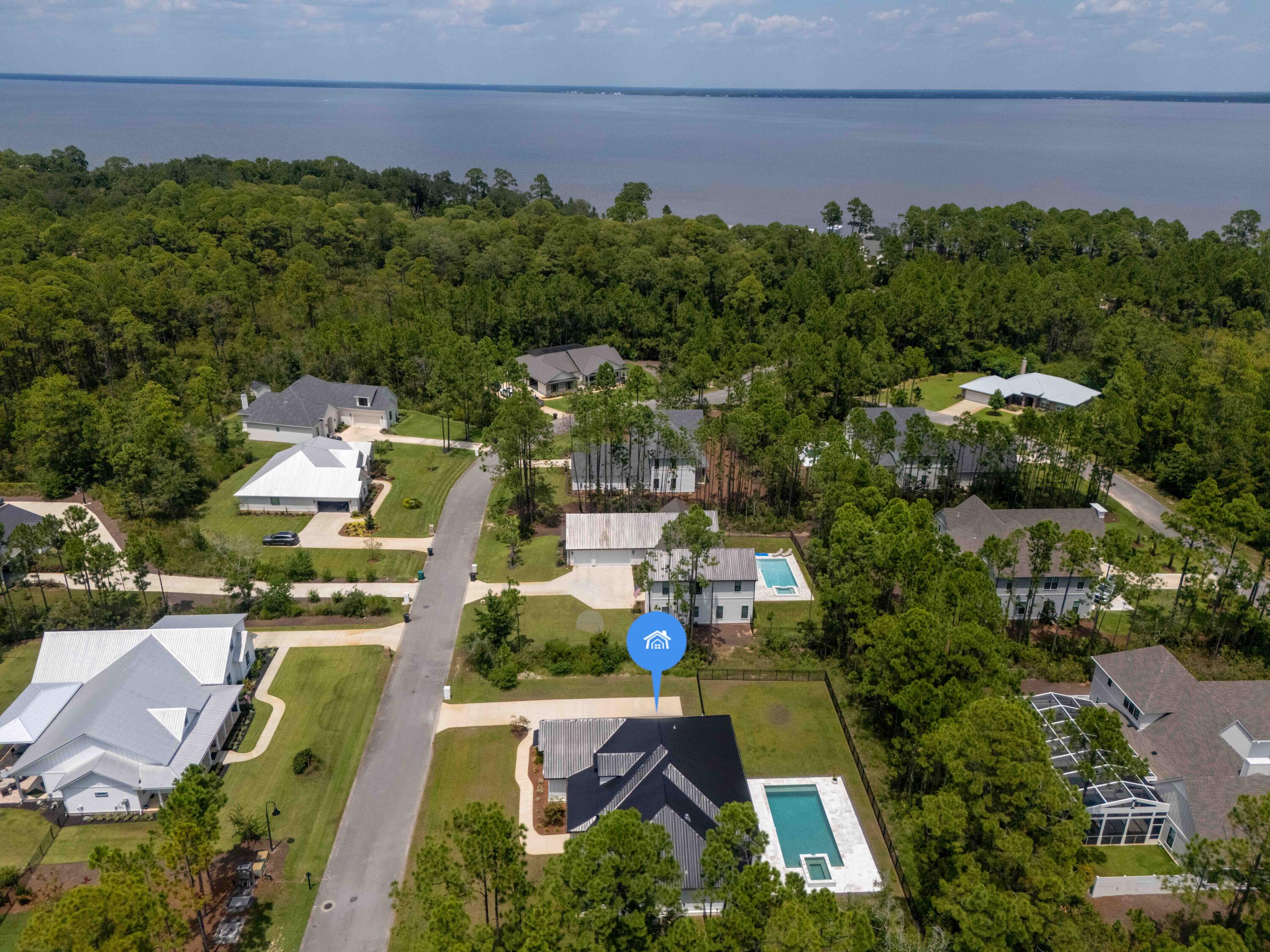 515 Hideaway Circle Santa Rosa Beach, FL 32459 - Photo 2 of 64 an aerial view of multiple house