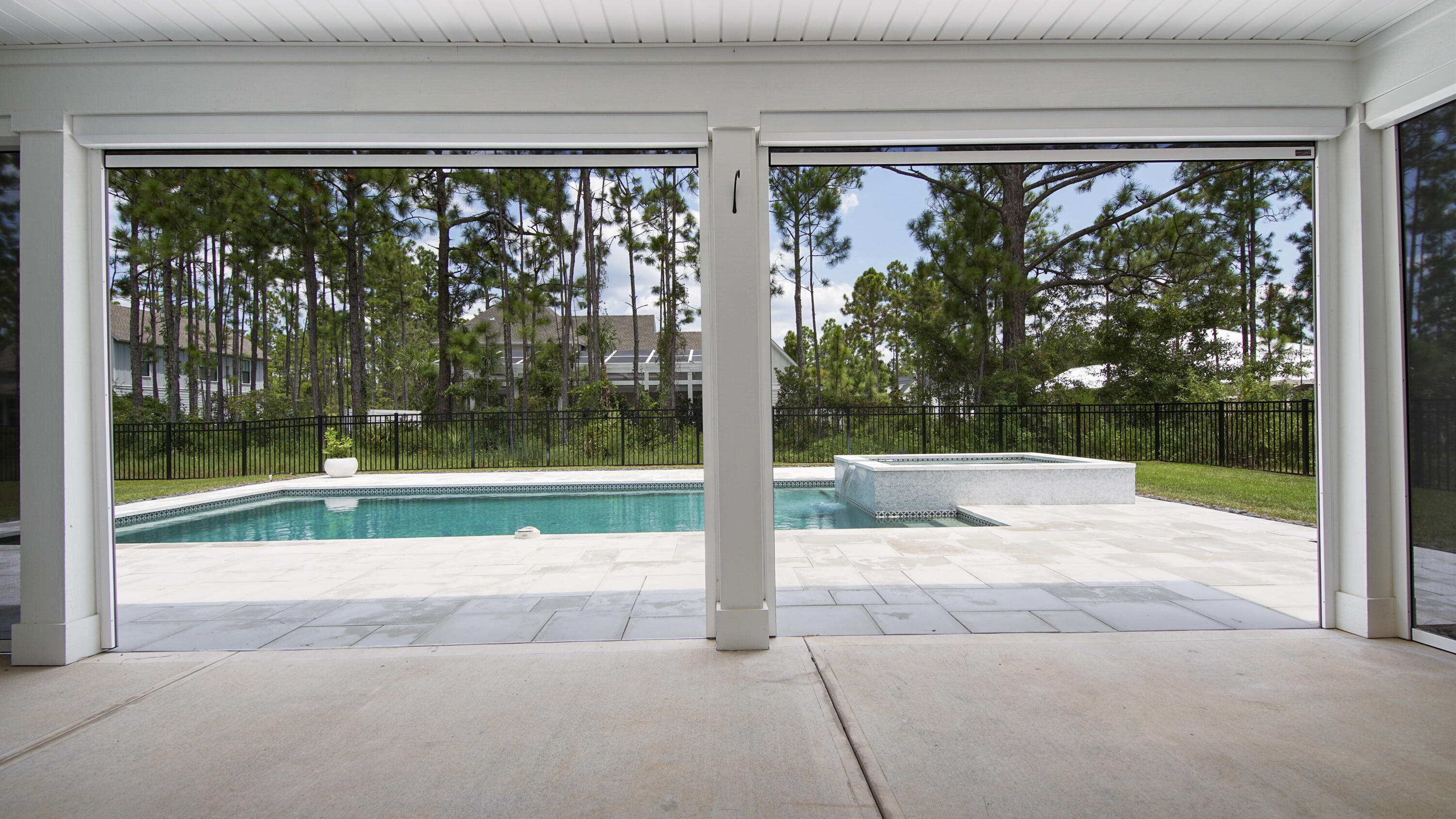 515 Hideaway Circle Santa Rosa Beach, FL 32459 - Photo 25 of 64 Large Back Patio with Automatic Screens