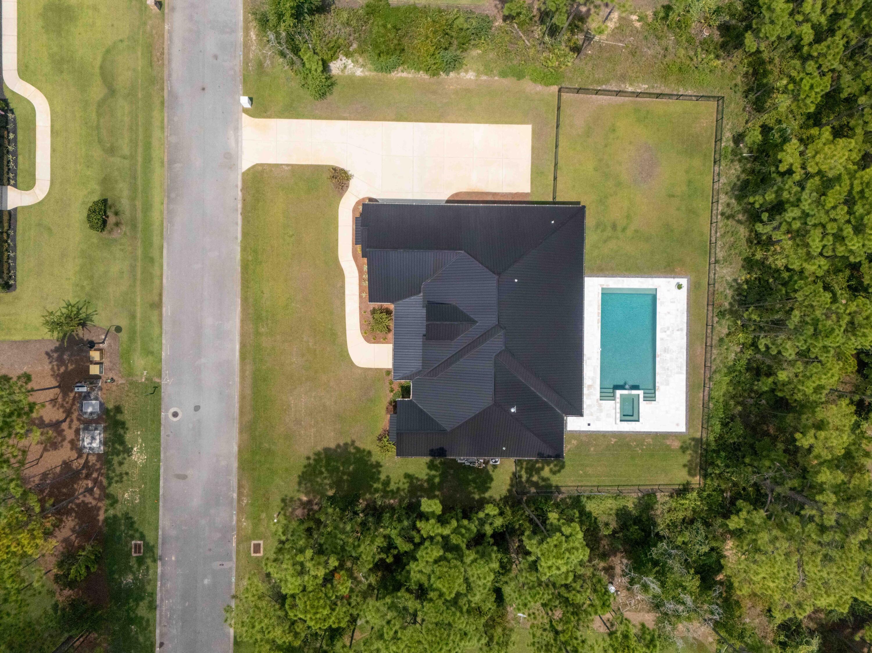 515 Hideaway Circle Santa Rosa Beach, FL 32459 - Photo 59 of 64 an aerial view of a house with a yard