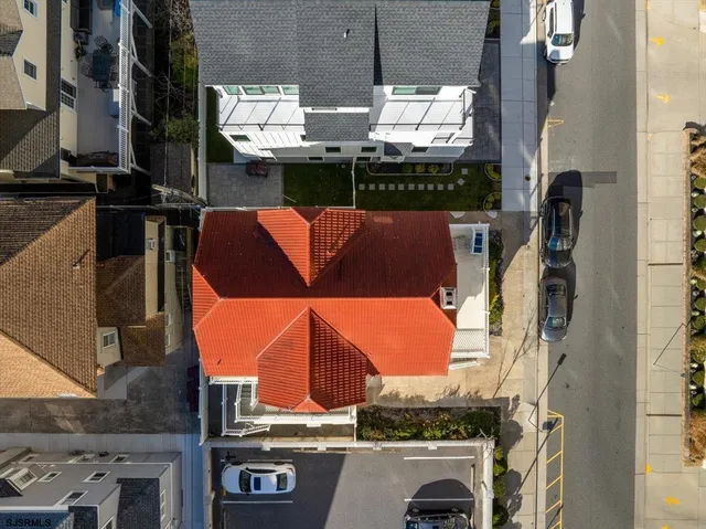 a view of a city with tall buildings