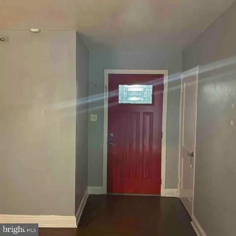 a view of front door