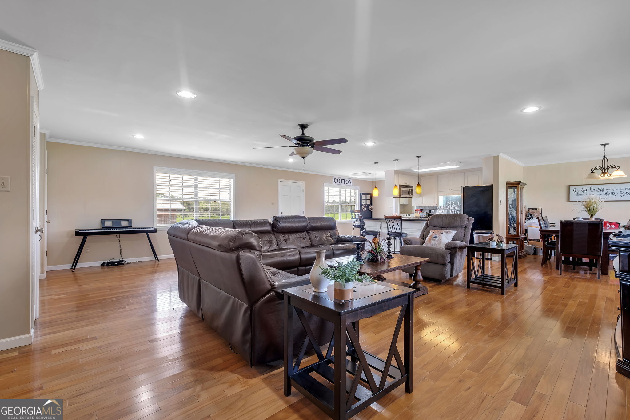 171 Council Lane Cairo, GA 39828 - Photo 17 of 44 a living room with lots of furniture a wooden floor and a rug