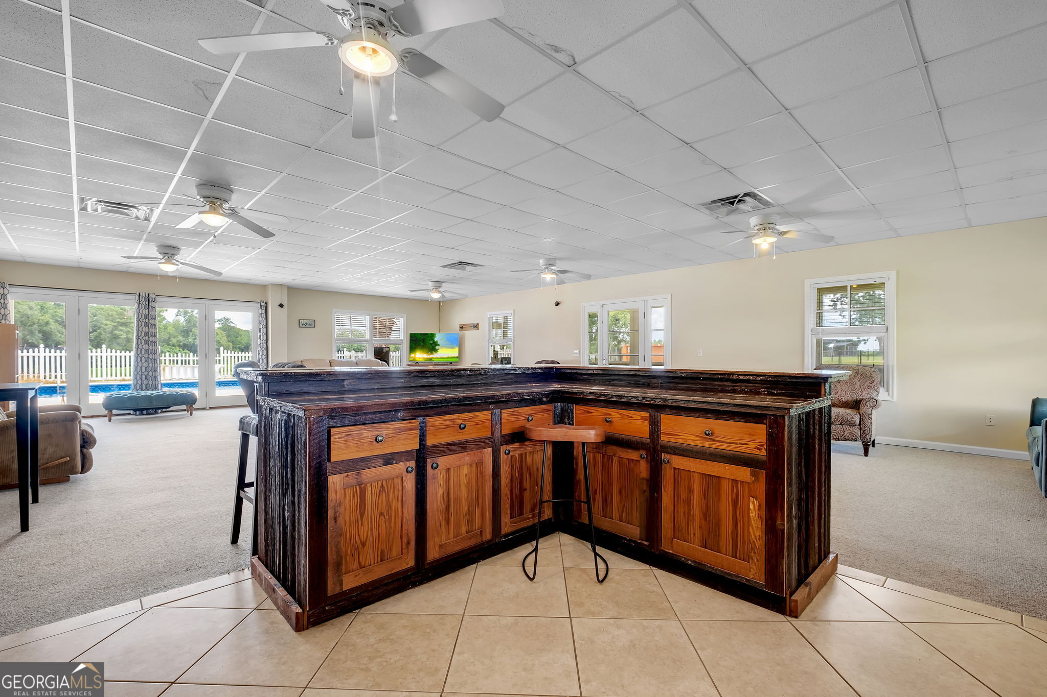 171 Council Lane Cairo, GA 39828 - Photo 30 of 44 a kitchen with stainless steel appliances granite countertop a sink a stove top oven a counter space and cabinets