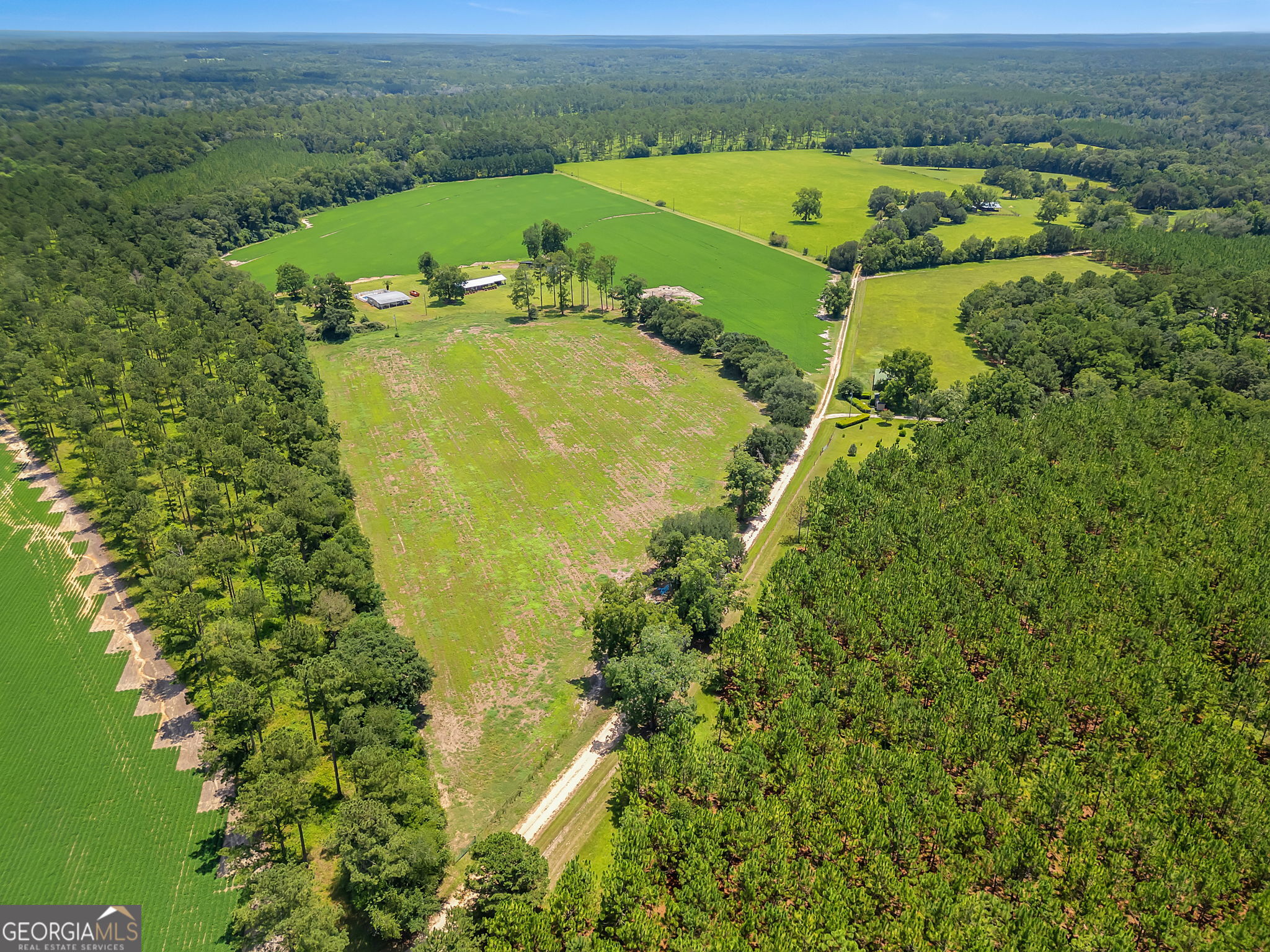 171 Council Lane Cairo, GA 39828 - Photo 6 of 44 an aerial view of a residential houses with outdoor space and trees all around