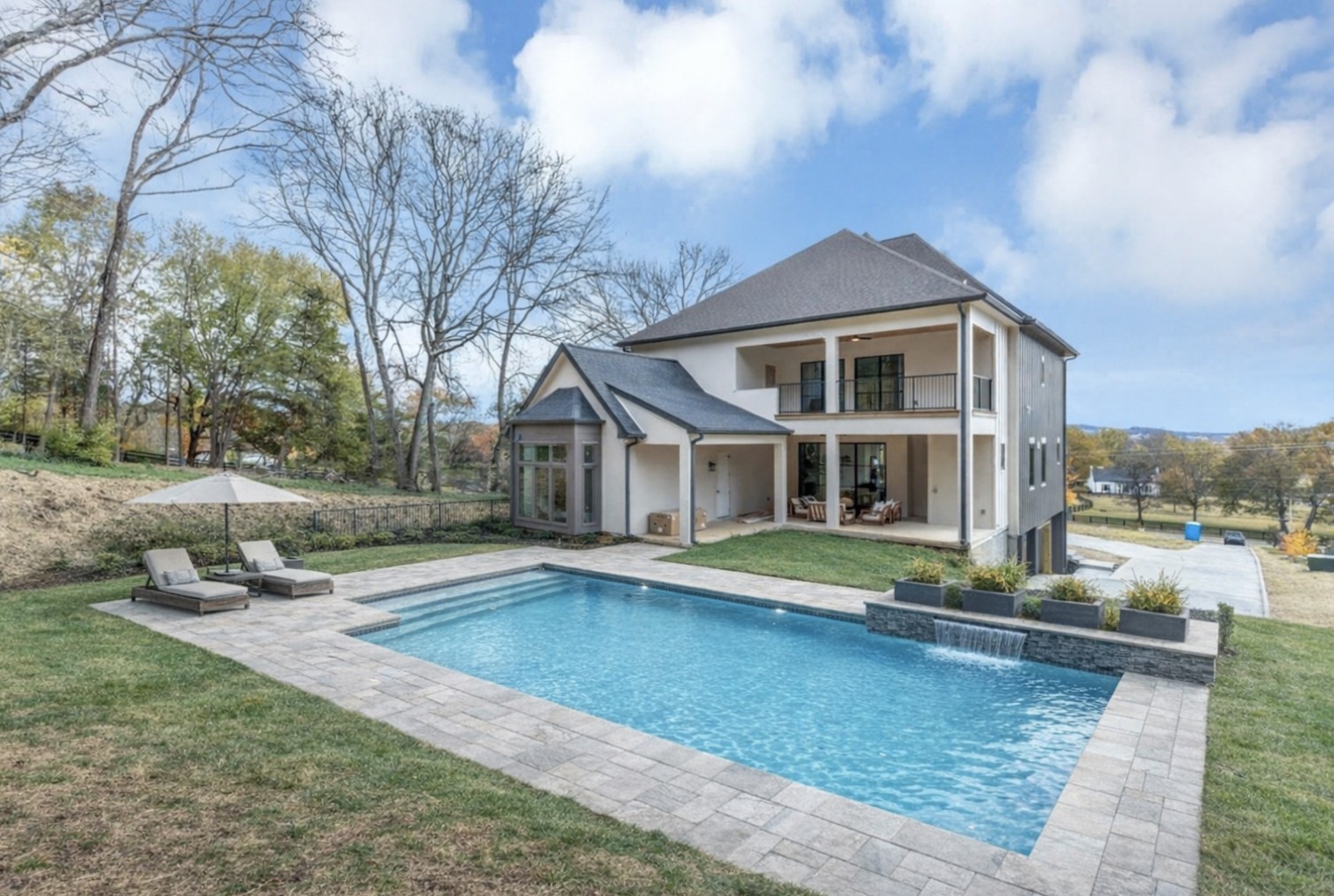 459 Franklin Road Franklin, TN 37069 - Photo 33 of 40 a front view of a house with swimming pool