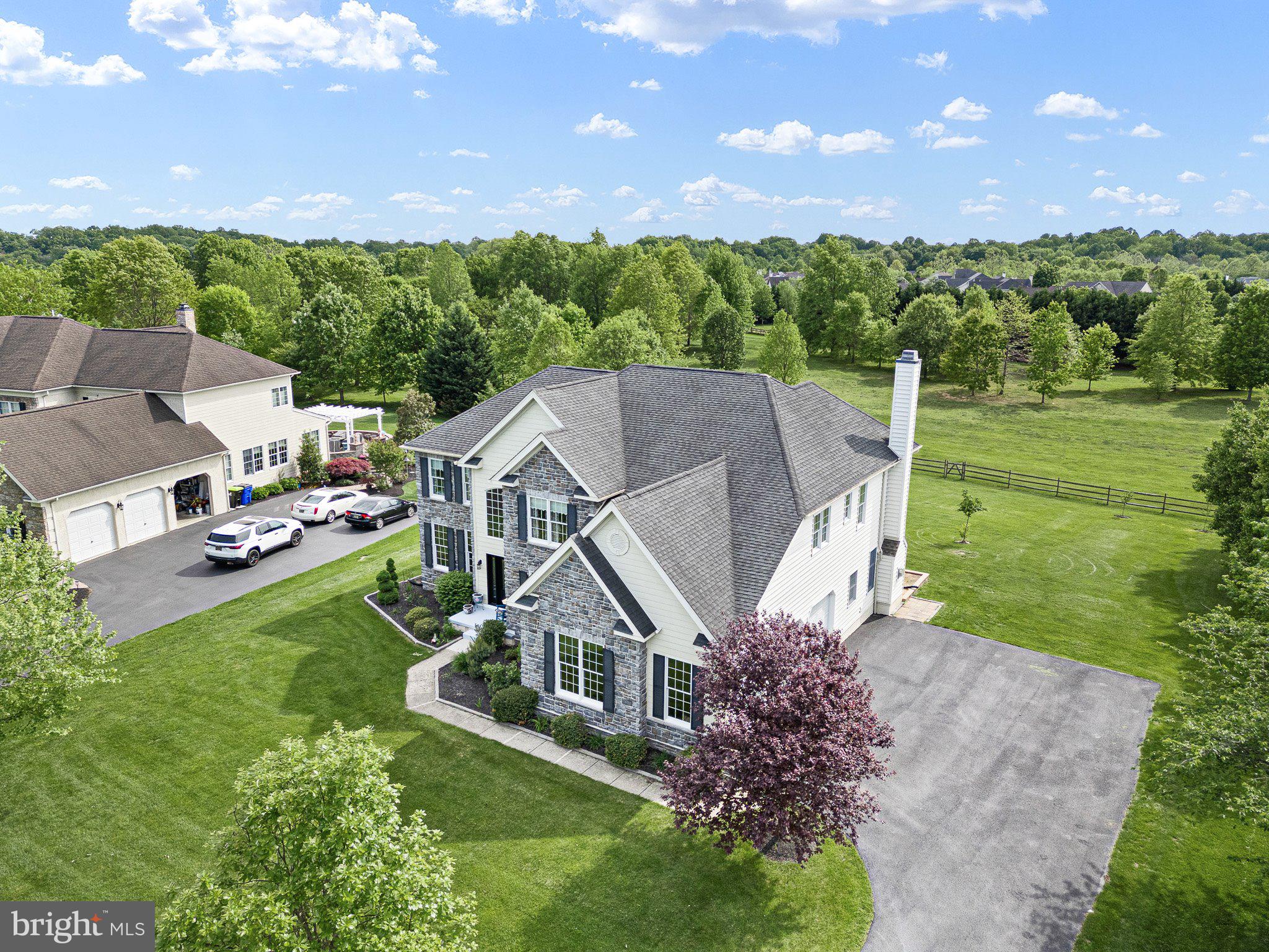 407 Nattull Drive Bear, DE 19701 - Photo 56 of 65 an aerial view of a house with a big yard