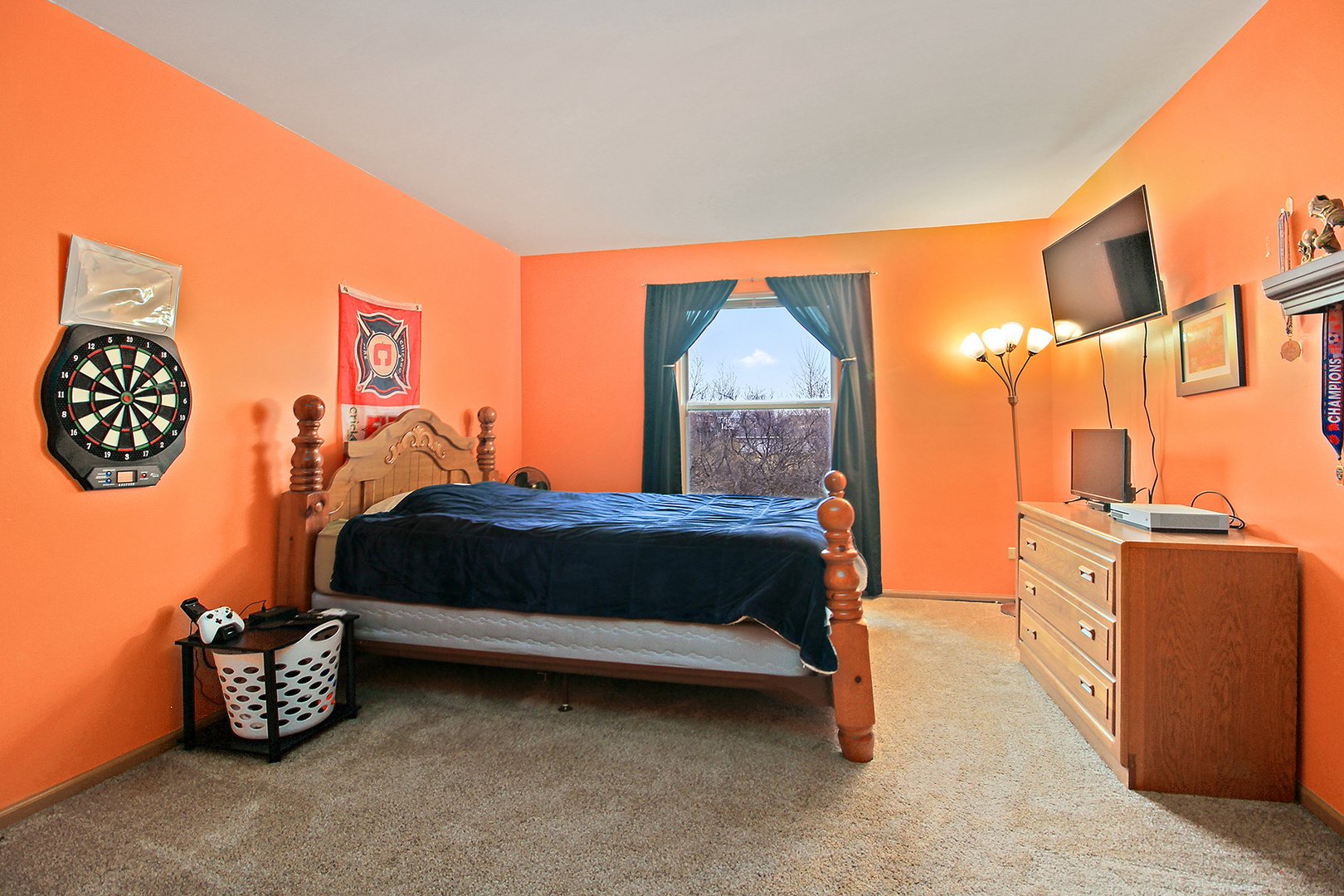 25265 Faraday Road, Unit 25265 Manhattan, IL 60442 - Photo 11 of 15 a bedroom with a bed and a night stand