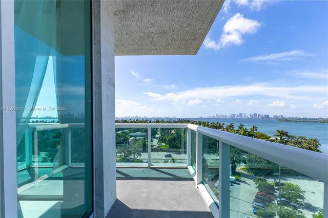 a view of a city with ocean