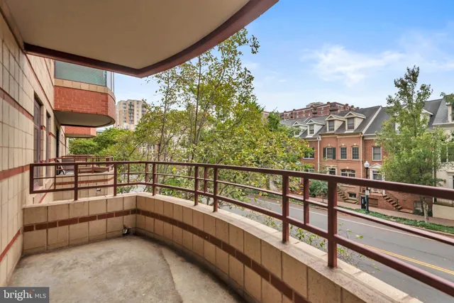 swimming pool view from balcony