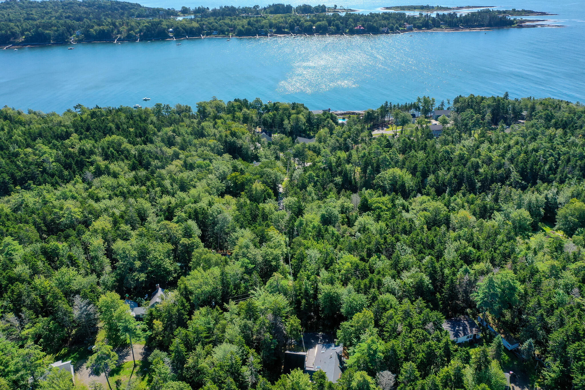10 Ledgemere Road Orrs Island, ME 04066 - Photo 57 of 66 Land from the air