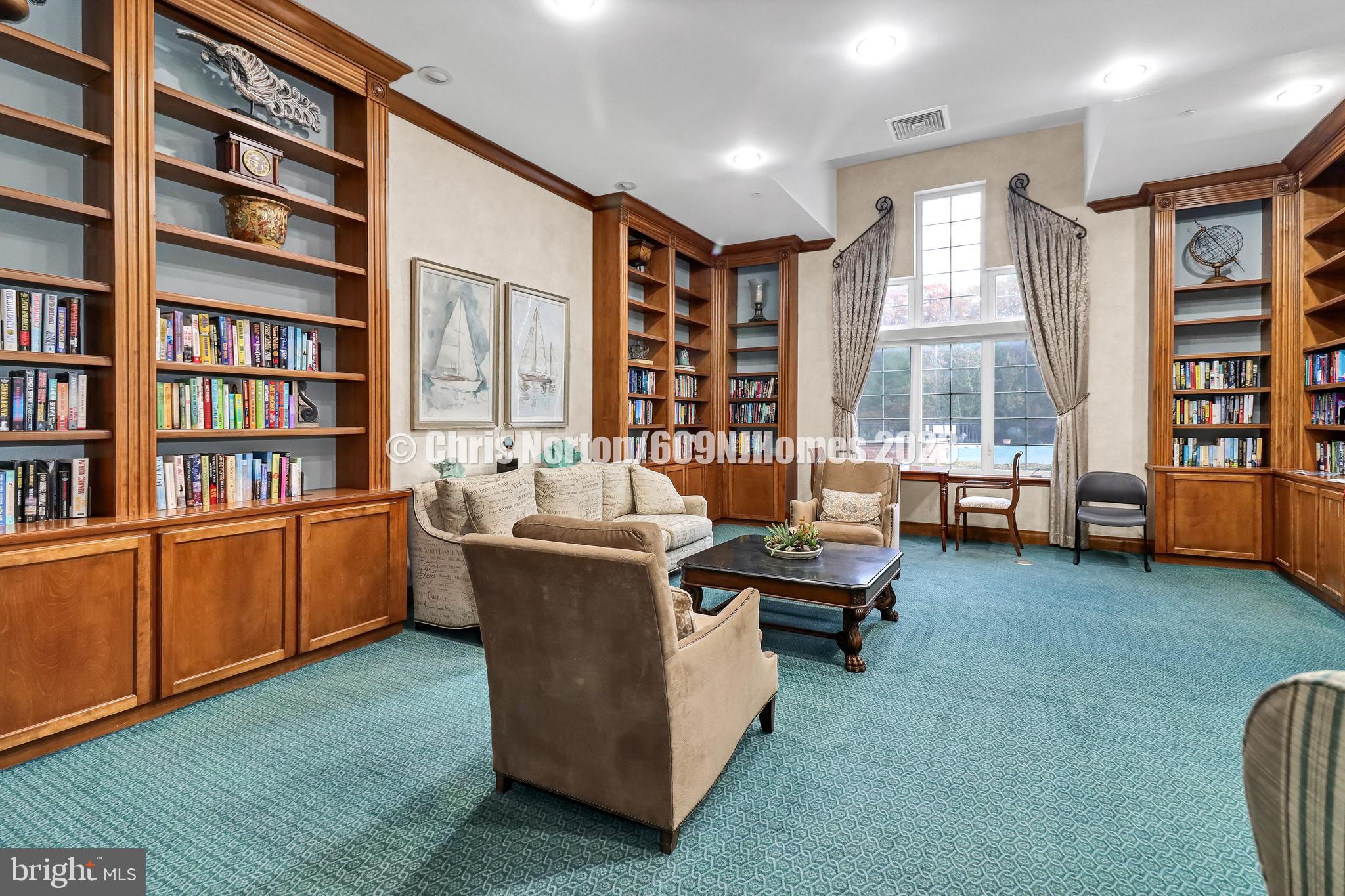 12 Cardinal Flower Lane Princeton Junction, NJ 08550 - Photo 54 of 62 a living room with furniture and a book shelf