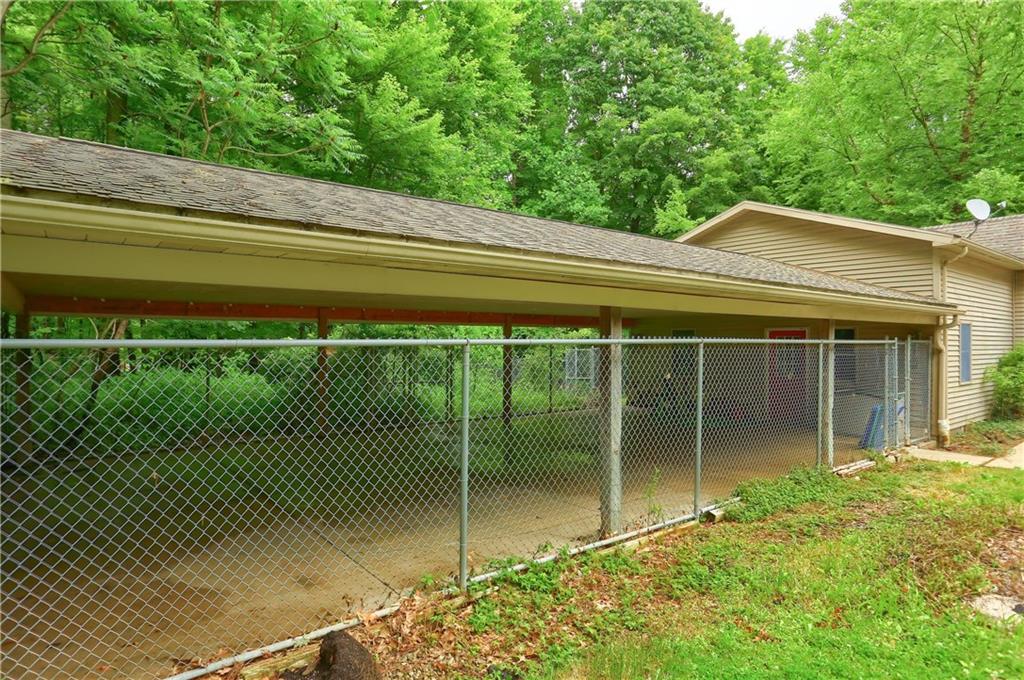 169 North Stone Base Road Mercer, PA 16137 - Photo 21 of 23 Covered and Fenced Patio off of the additional 1st floor room