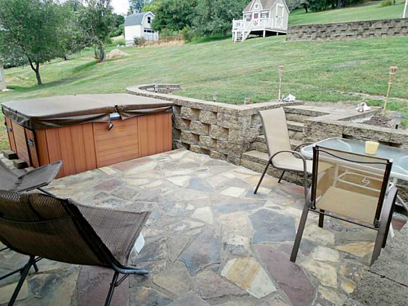 124 Mill Hill Road Elizabeth, PA 15037 - Photo 18 of 25 Swimming Pool/Hot Tub/Sauna. Off the covered porch is a wonderful flagstone patio that comes complete with a hot tub!