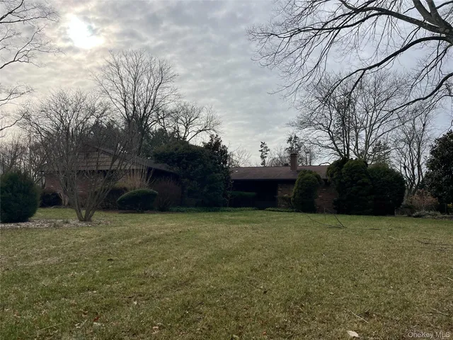 a view of patio with a yard