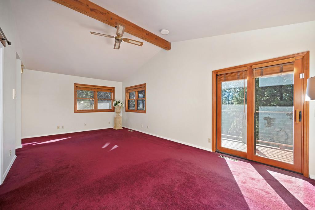 575 Frost Hill Road Alta, CA 95701 - Photo 28 of 82 Master Bedroom: looking out at the private covered balcony and the sitting area. An abundance of natural light.