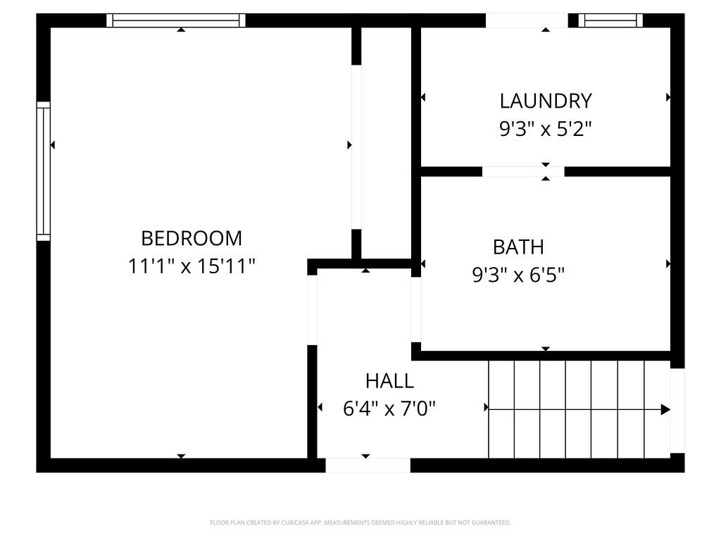 575 Frost Hill Road Alta, CA 95701 - Photo 81 of 82 Floor Plan: Level #1 Bedroom #4 This private bedroom is near the garage entrance to the home on the lower level. The remodeled bathroom with a shower is a beautiful classic bathroom with a sliding barn door that enters into the laundry room with all new cabinetry & flooring. The hall steps you see are leading up to the living room.