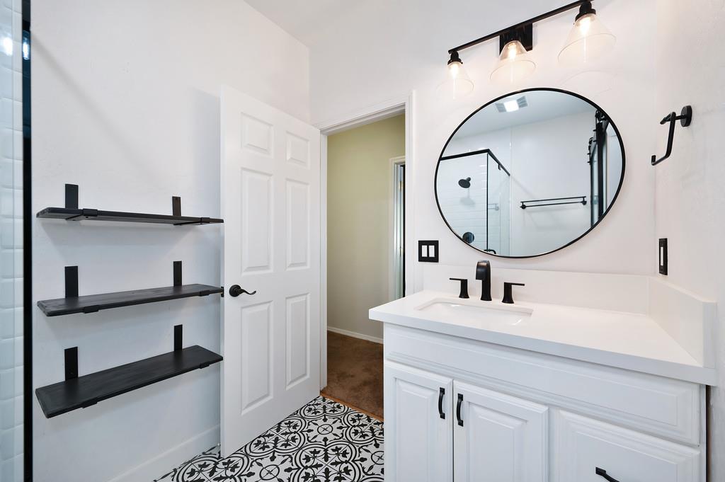 575 Frost Hill Road Alta, CA 95701 - Photo 37 of 82 Remodeled level one bathroom. A picture is worth a 1,000 words