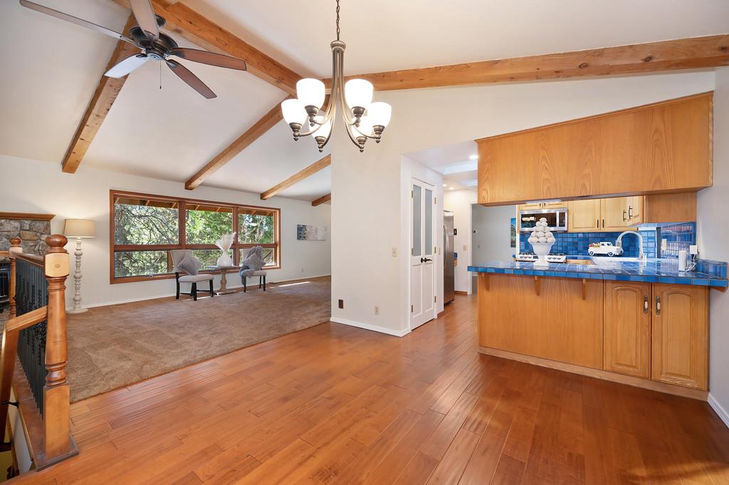 575 Frost Hill Road Alta, CA 95701 - Photo 4 of 82 Dining Rm, living rm, & kitchen