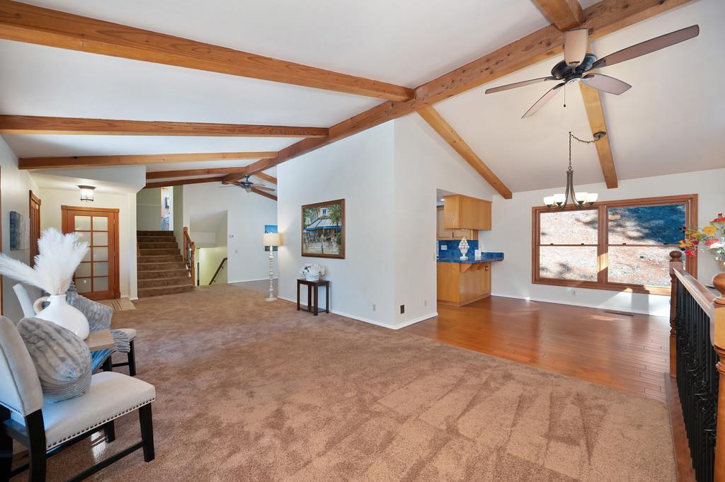 575 Frost Hill Road Alta, CA 95701 - Photo 9 of 82 Living Room area and dining room