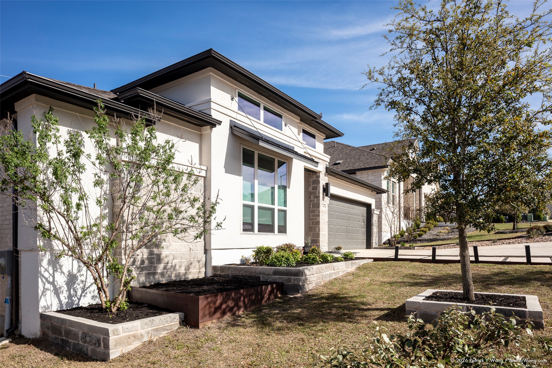 1341 Bryson Rdg Trail Leander, TX 78641 - Photo 22 of 36 Custom planters & paver walkway