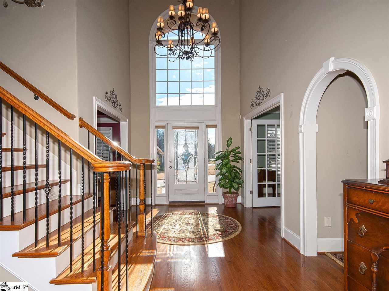 66 Sycamore Ridge Drive Simpsonville, SC 29681 - Photo 3 of 36 Gleaming hardwoods, arched doorways!!
