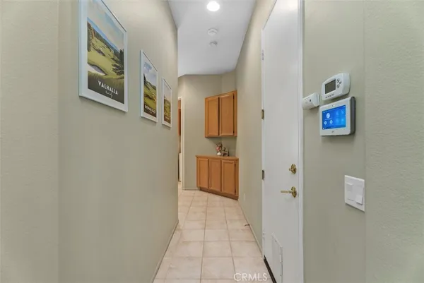 a view of a hallway with a elevator