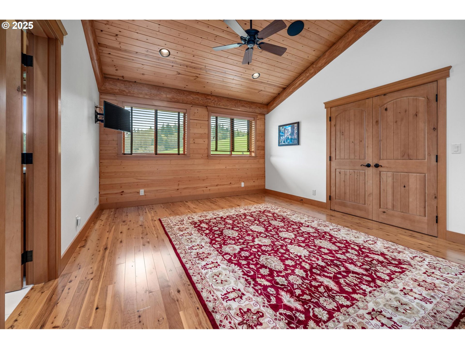 61612 Fays Lane St. Helens, OR 97051 - Photo 26 of 37 a view of an empty room with wooden floor and a window