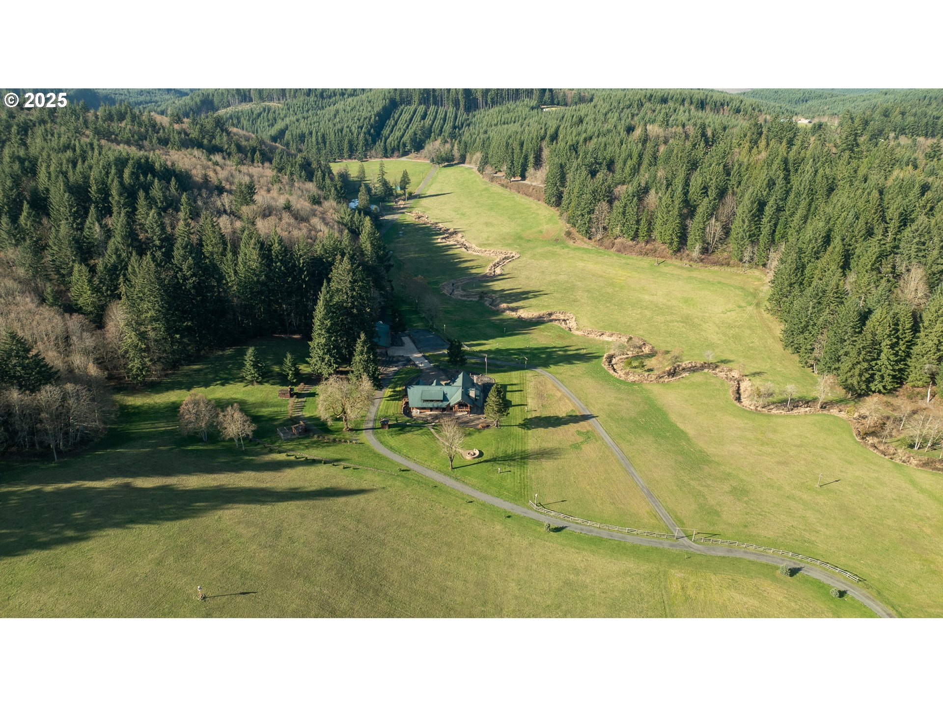 61612 Fays Lane St. Helens, OR 97051 - Photo 36 of 37 a backyard of a house with a yard and outdoor seating