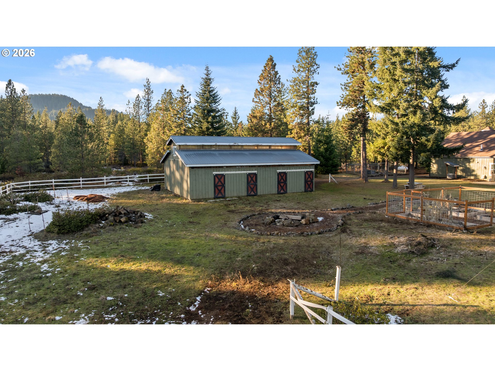 4 Westside Road Trout Lake, WA 98650 - Photo 41 of 45 a view of a house with a yard