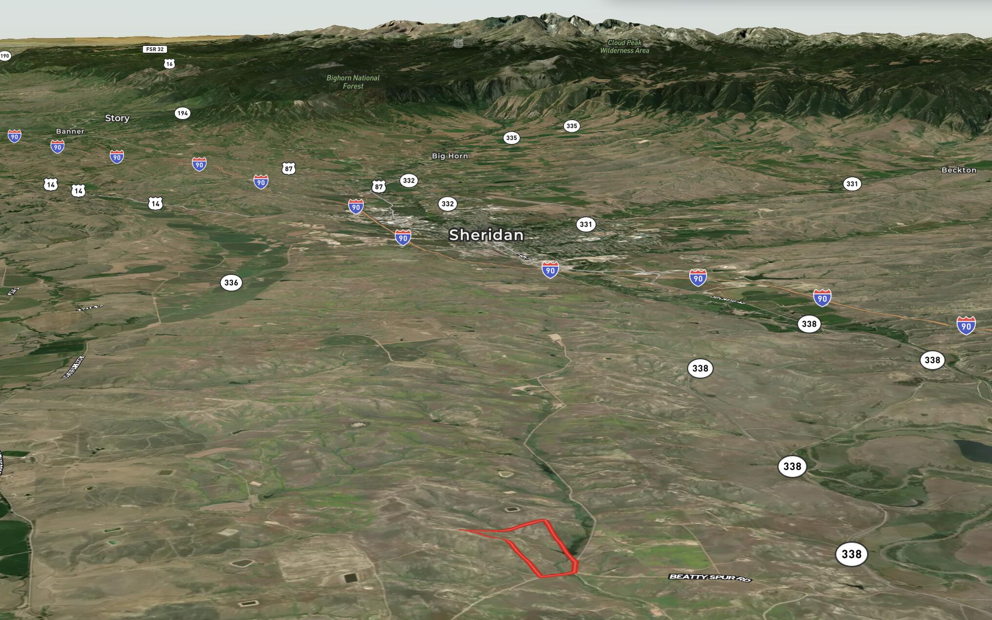 Gulch Road Sheridan, WY 82801 - Photo 10 of 13 Location Map