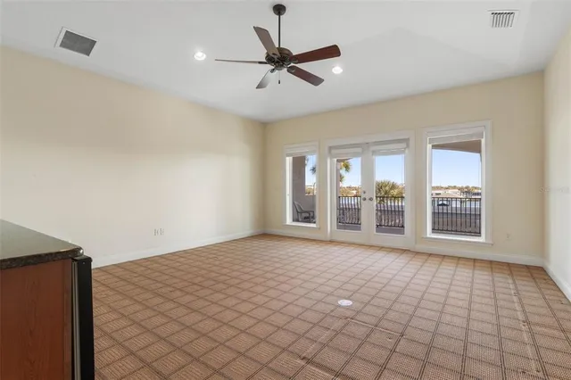 a view of a house with a yard porch and sitting area