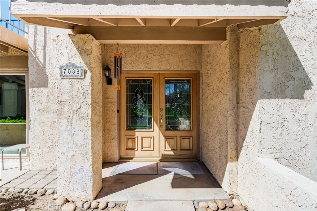 7088 Seville Way Riverside, CA 92506 - Photo 7 of 75 a view of a entryway door front of house
