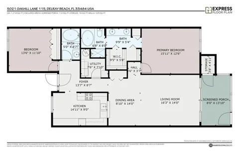 $235,000 | 5021 Oakhill Lane, Unit 115, Delray Beach, FL 33484