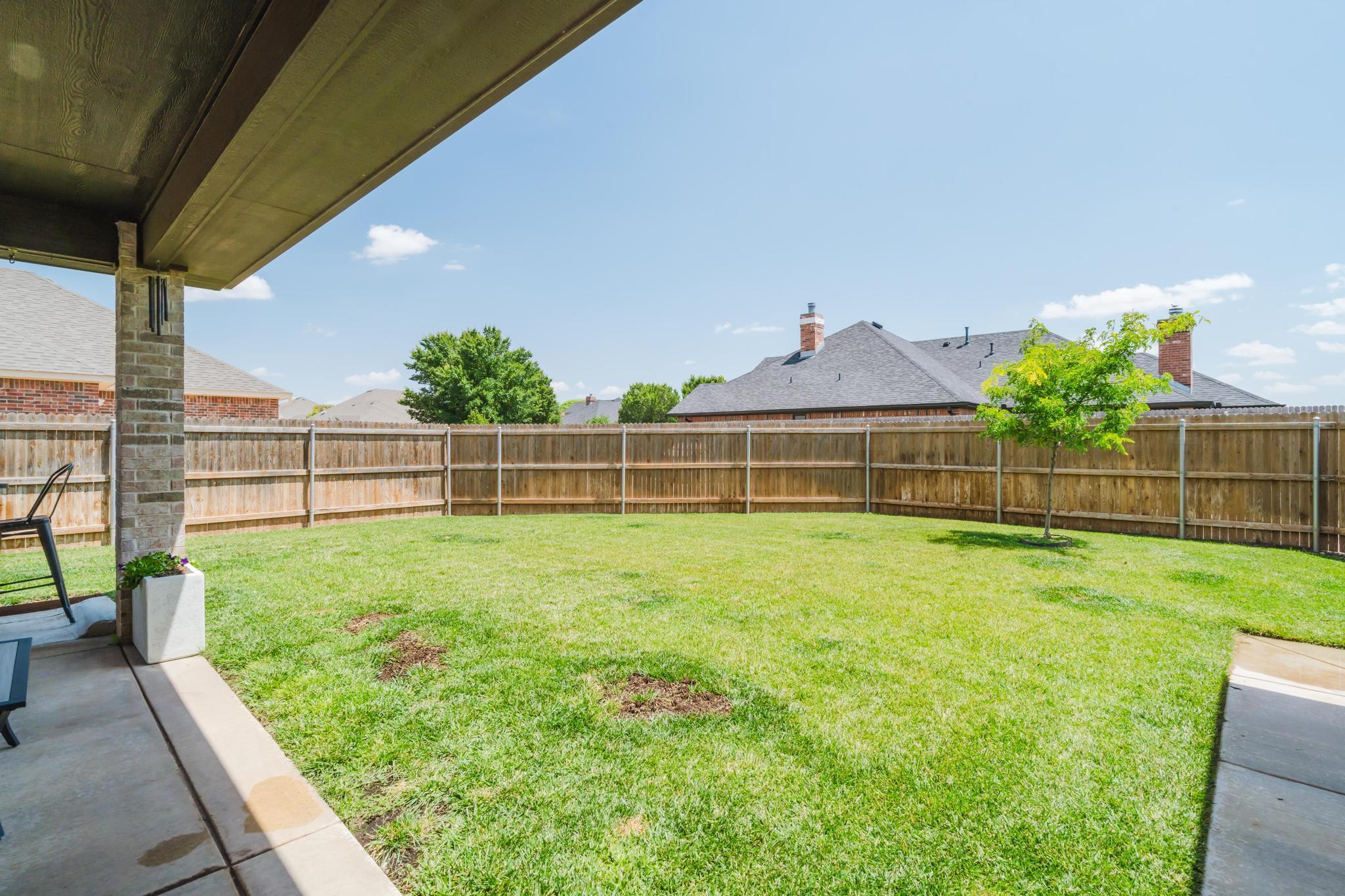 9011 Staten Island Amarillo, TX 79119 - Photo 16 of 17 a view of a garden with a outdoor space