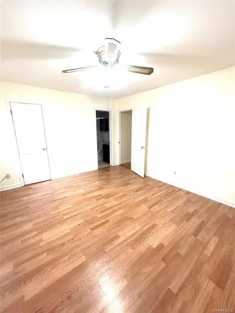 a view of a room with an empty space
