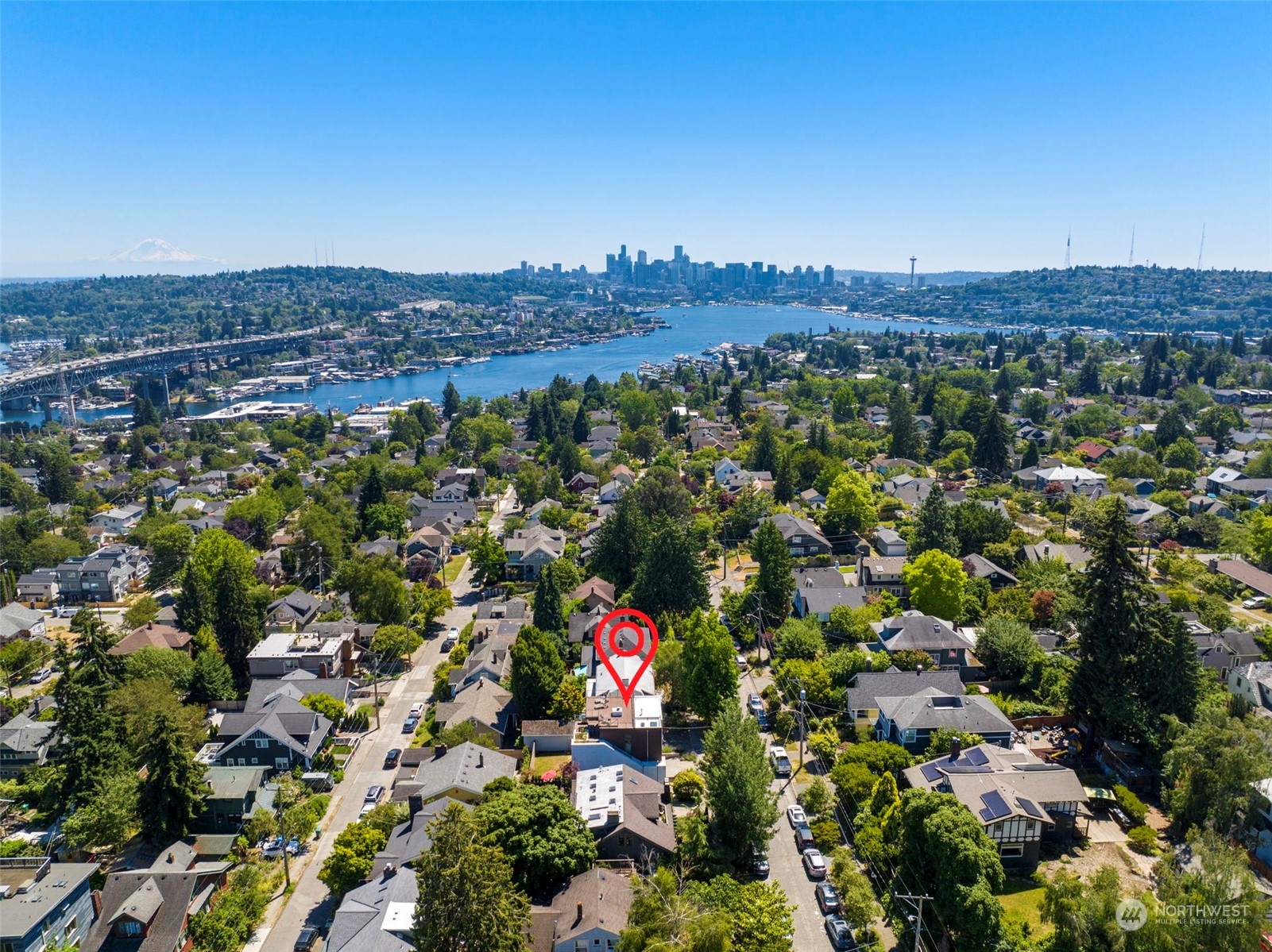 4322 Eastern Avenue North Seattle, WA 98103 - Photo 30 of 39 an aerial view of residential house and sandy dunes