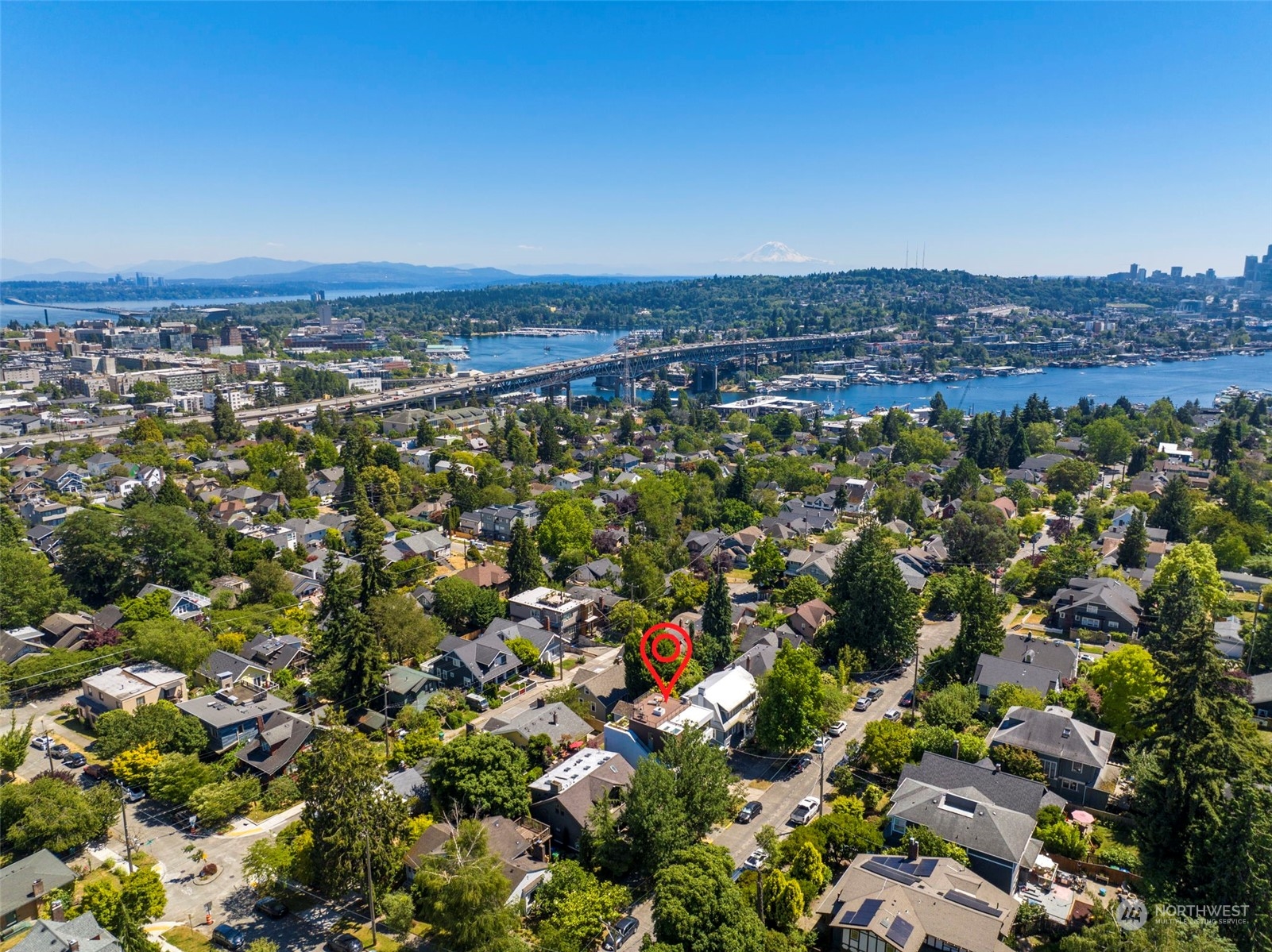 4322 Eastern Avenue North Seattle, WA 98103 - Photo 34 of 39 an aerial view of multiple house