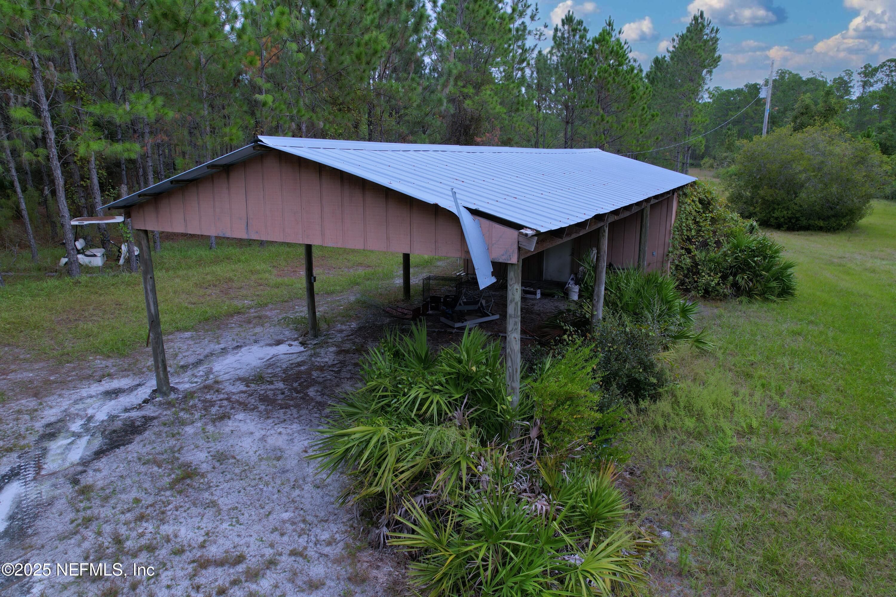 139 Lakeway Drive Georgetown, FL 32139 - Photo 5 of 59 a backyard of a house with plants and tree