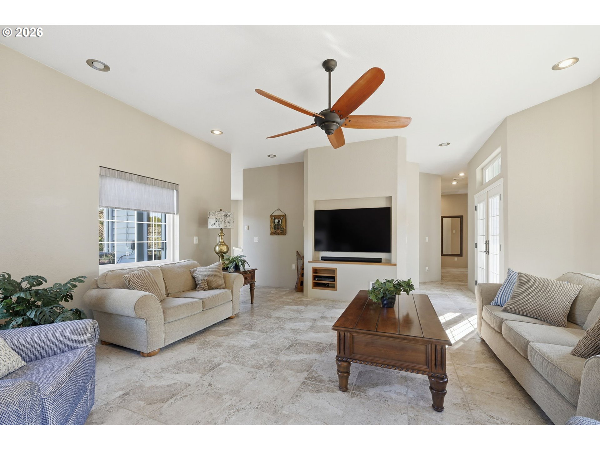 5200 Dunewood Drive Florence, OR 97439 - Photo 9 of 48 a living room with furniture and a flat screen tv