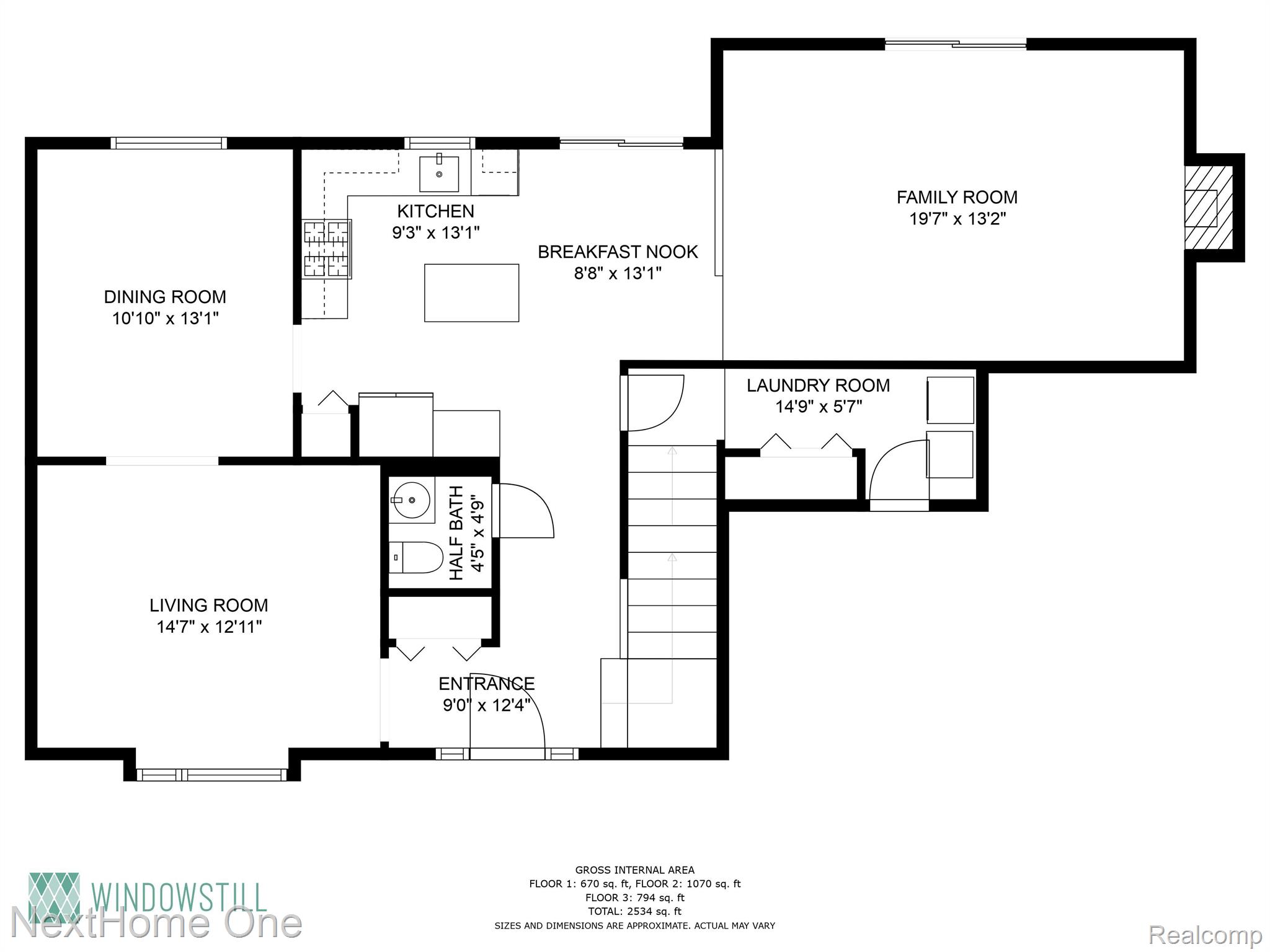 3171 Smugglers Ridge Walled Lake, MI 48390 - Photo 27 of 29 Main Floor Plan