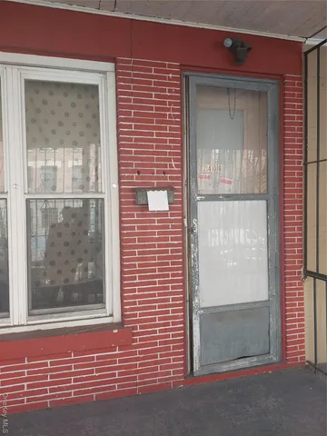 a view of a door of a house