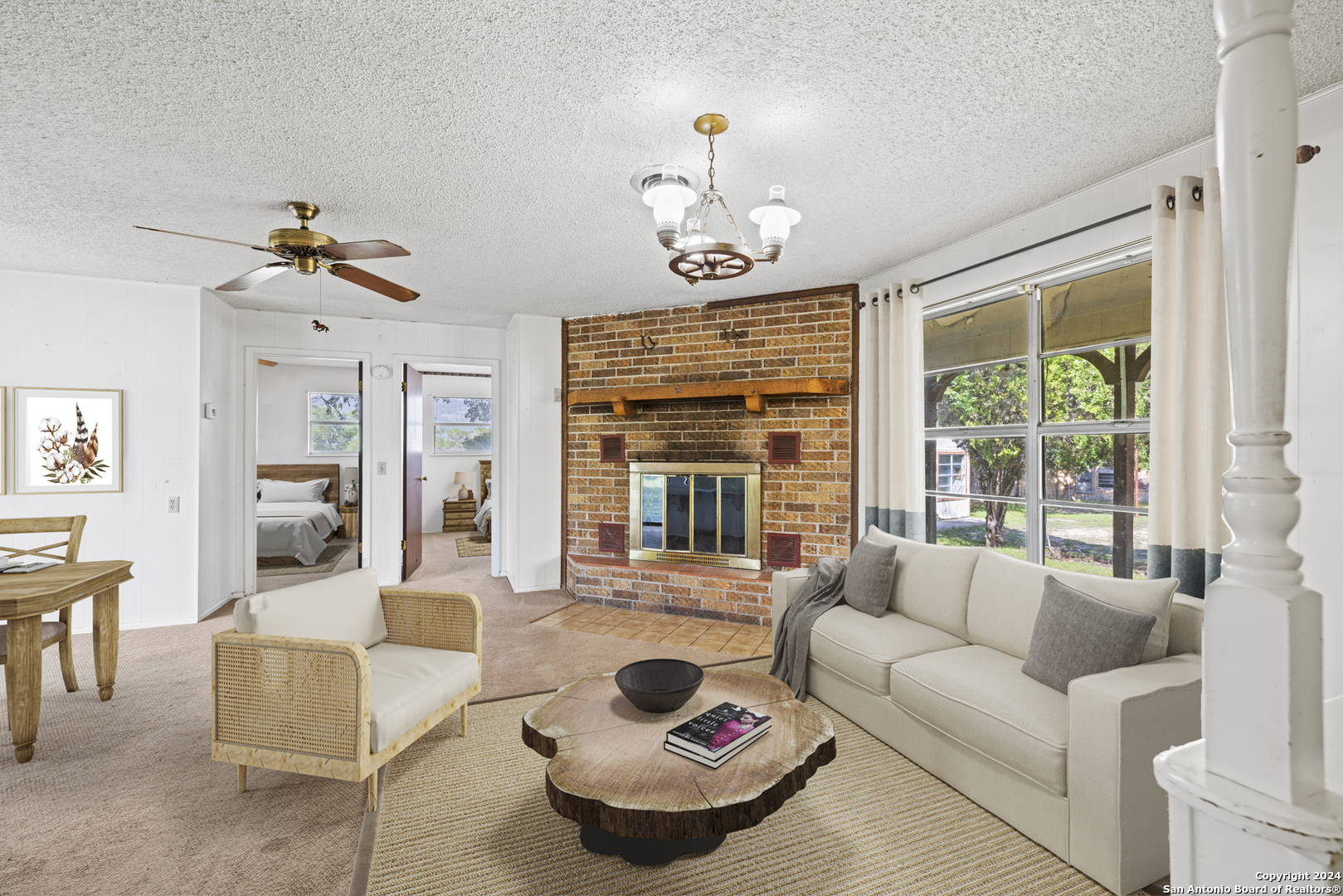 75 Rm 366 Leakey, TX 78873 - Photo 23 of 49 a living room with furniture and a large window