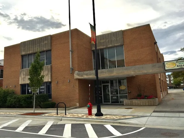 a street sign on a street corner