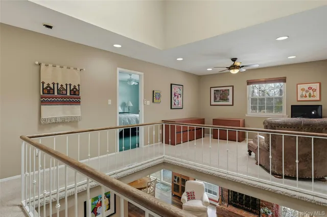 a view of livingroom with furniture and window