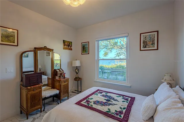a view of a balcony with chairs