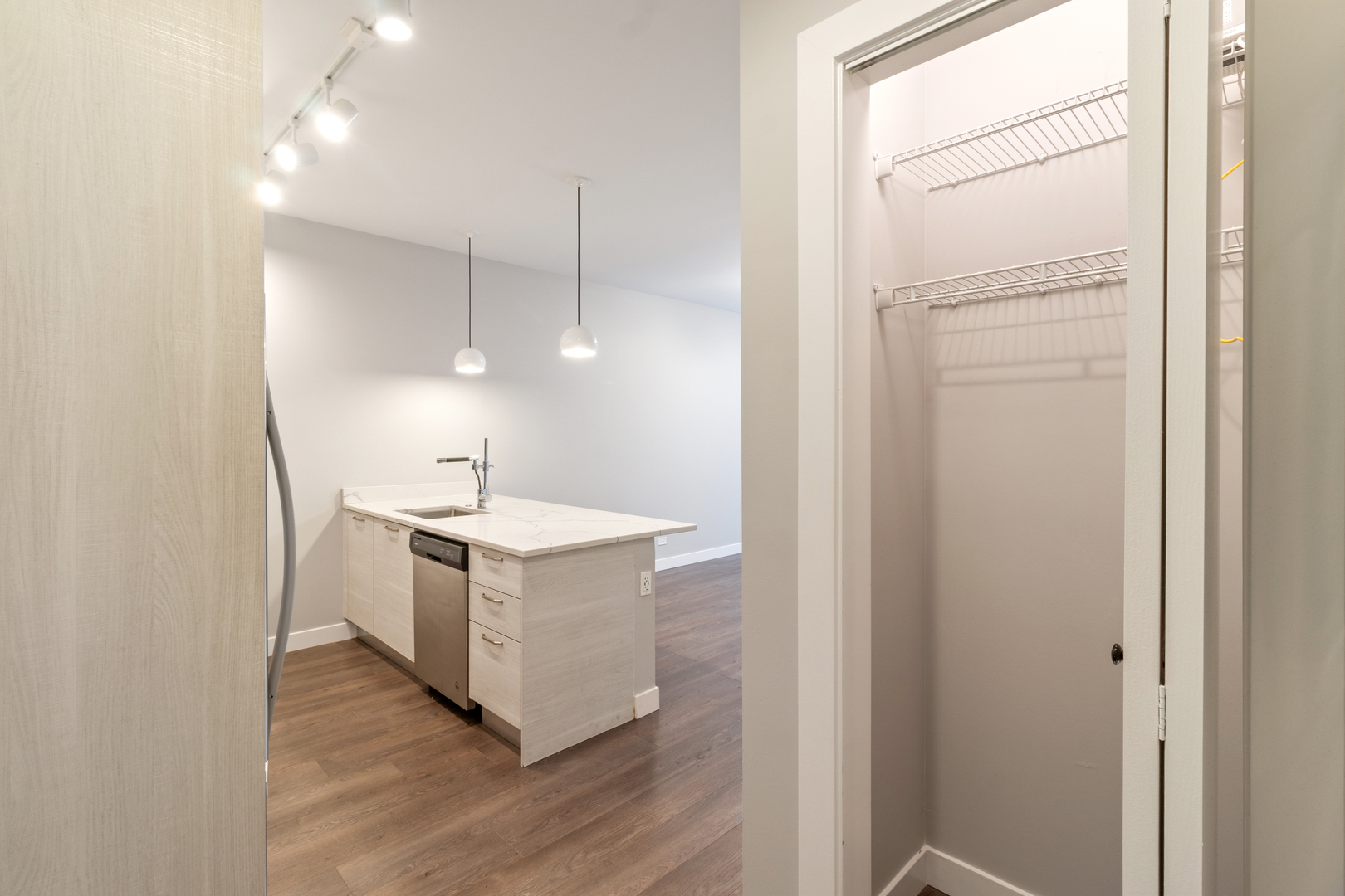 Undisclosed Address Chicago, IL 60610 - Photo 5 of 13 a kitchen with a sink and a refrigerator