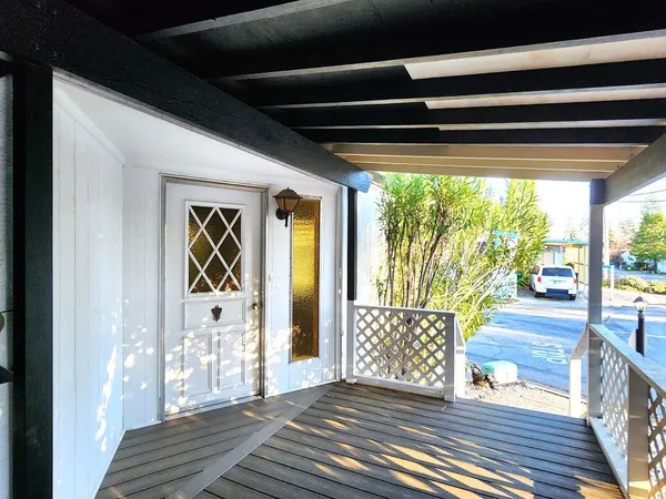 a view of front door