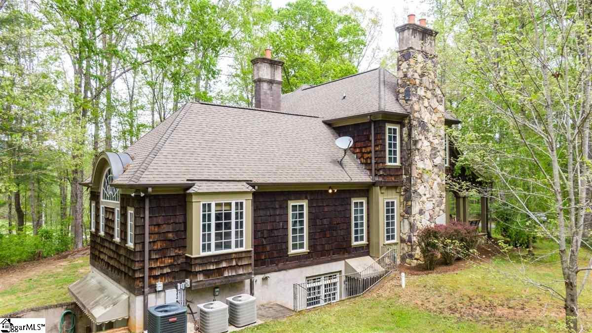 185 Hemlock Cove Road Sunset, SC 29685 - Photo 30 of 36 Extensive natural stone surrounds the chimney