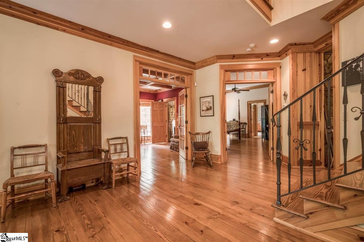 185 Hemlock Cove Road Sunset, SC 29685 - Photo 6 of 36 Glass French doors lead you to the library and solid double doors access the master bedroom