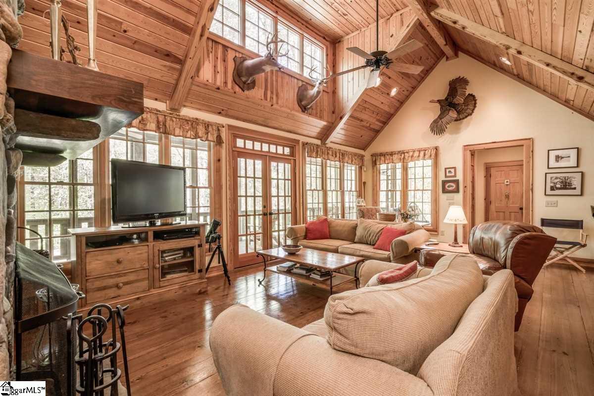 185 Hemlock Cove Road Sunset, SC 29685 - Photo 8 of 36 Covered porch awaits you outside the French doors.